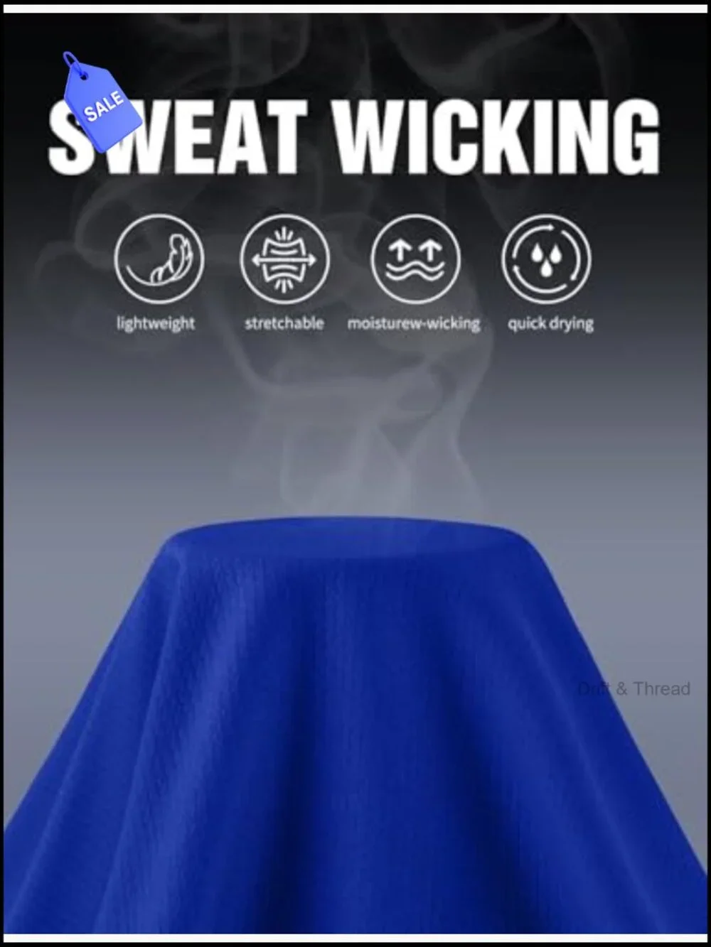 Quick Dry Moisture Wicking Athletic T-Shirt Crew Neck Short Sleeve for Gym
